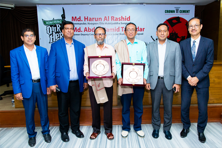 Crown Cement honors two freedom fighters